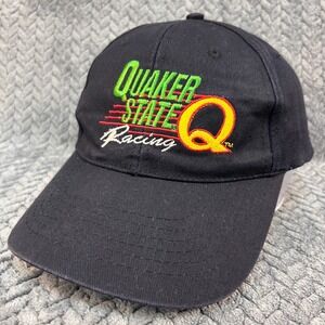 Quaker‎ State Racing Mens Black Quaker State Hat Adjustable Strap OSFM